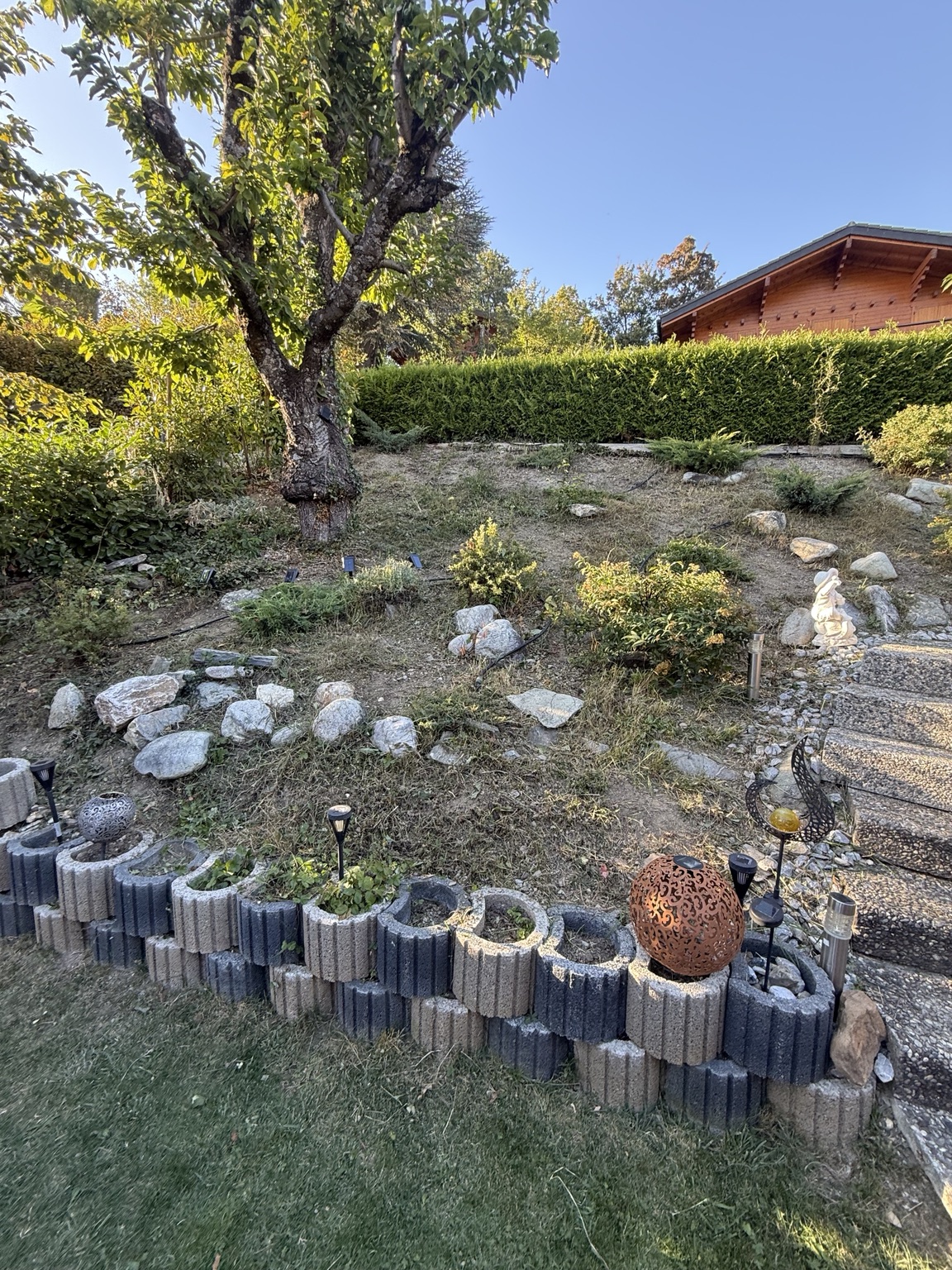 Talus avant les travaux